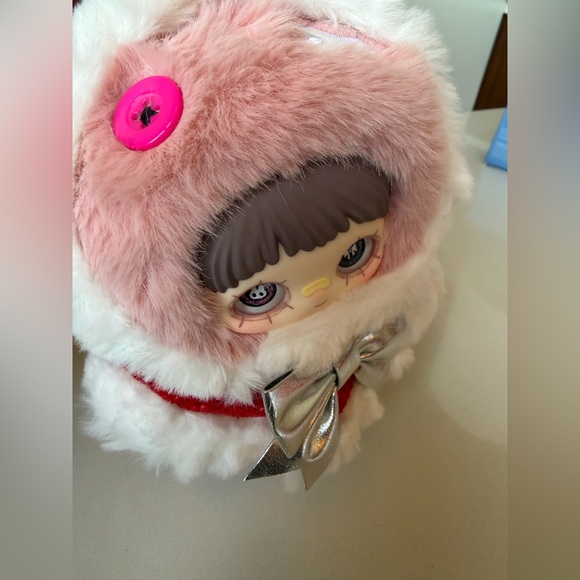 Winter Weirdness Mei Mei Pink Bunny Plush Pendant NIB - Picture 6 of 7